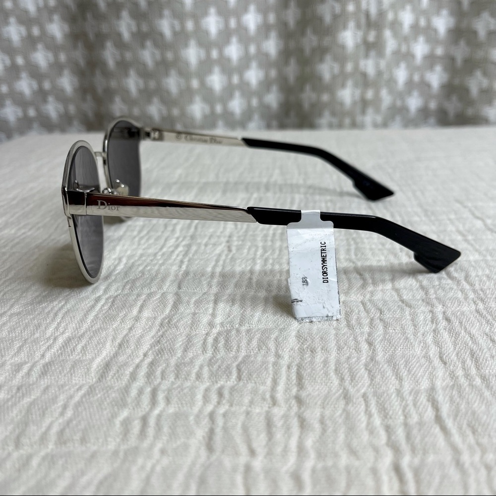 CHRISTIAN DIOR Sunglasses Marble Silver w/case NWT - Picture 12 of 16